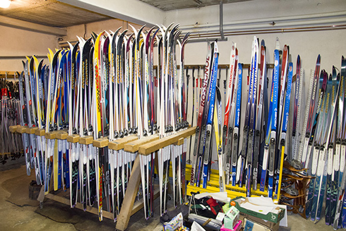 location de skis de fond